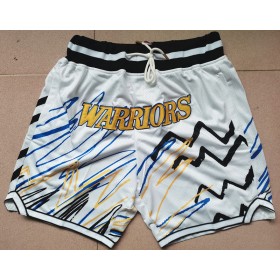 Homme Basket Golden State Warriors Shorts à poche M003 Swingman